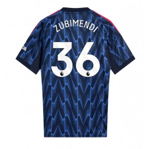 Fotbalové Dres Arsenal Martin Zubimendi #36 Venkovní Oblečení 2025-26 Krátký Rukáv